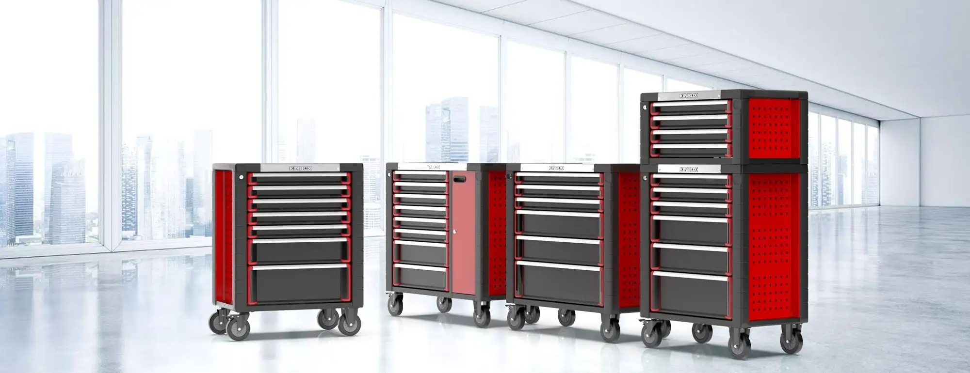 مجموعة أدوات يدوية احترافية من Kinbox TE01M305 لخزانة الأدوات #6