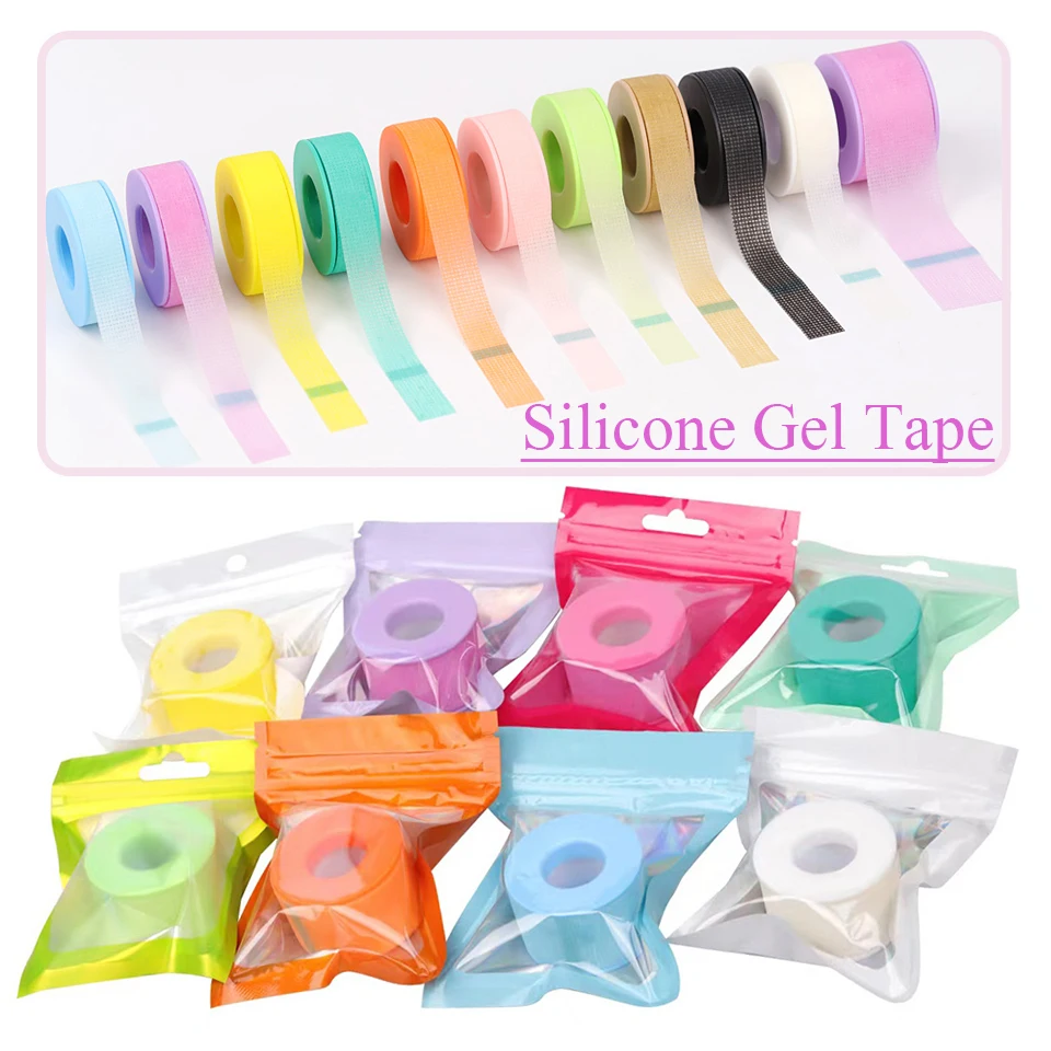 Nastro in Gel di Silicone Non tessuto facile da strappare traspirante resistente agli occhi sotto il fornitore di strumenti per il trucco dell'estensione delle ciglia