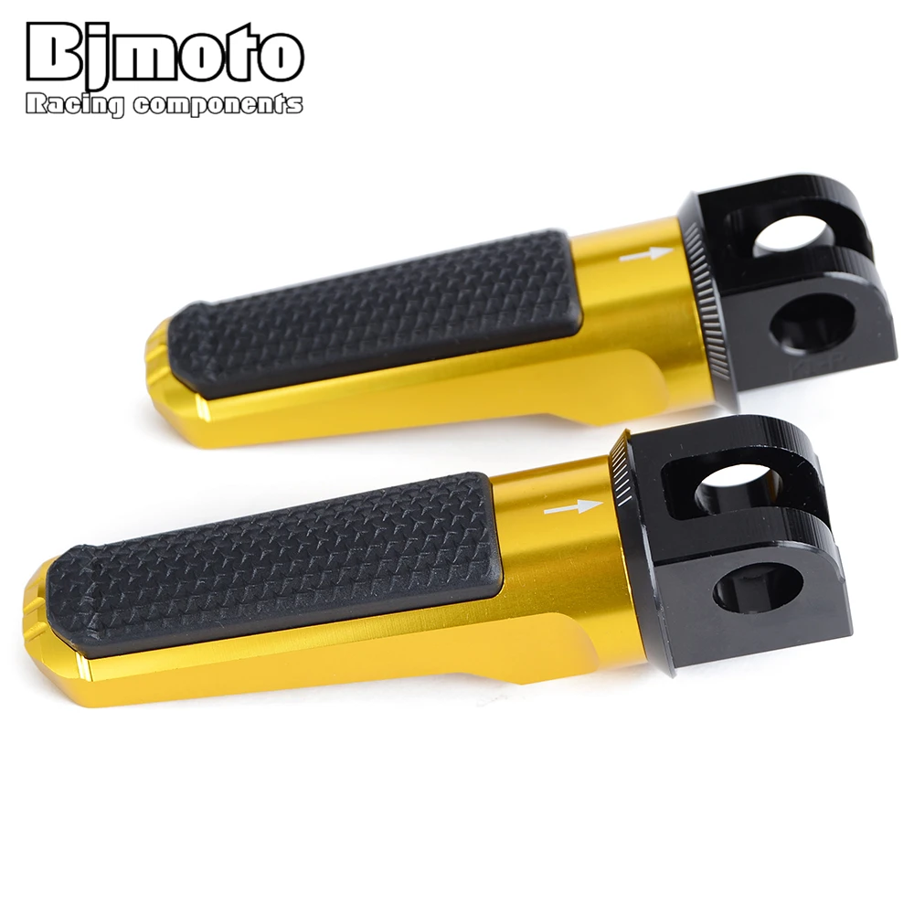 Motorcycle Rider Foot Pegs Front Pedal Footrests For KAWASAKI Z750R Z800 Z800E Z1000 Z1000R ZX-6R ZX6R 636 ZX-10R ZX10R