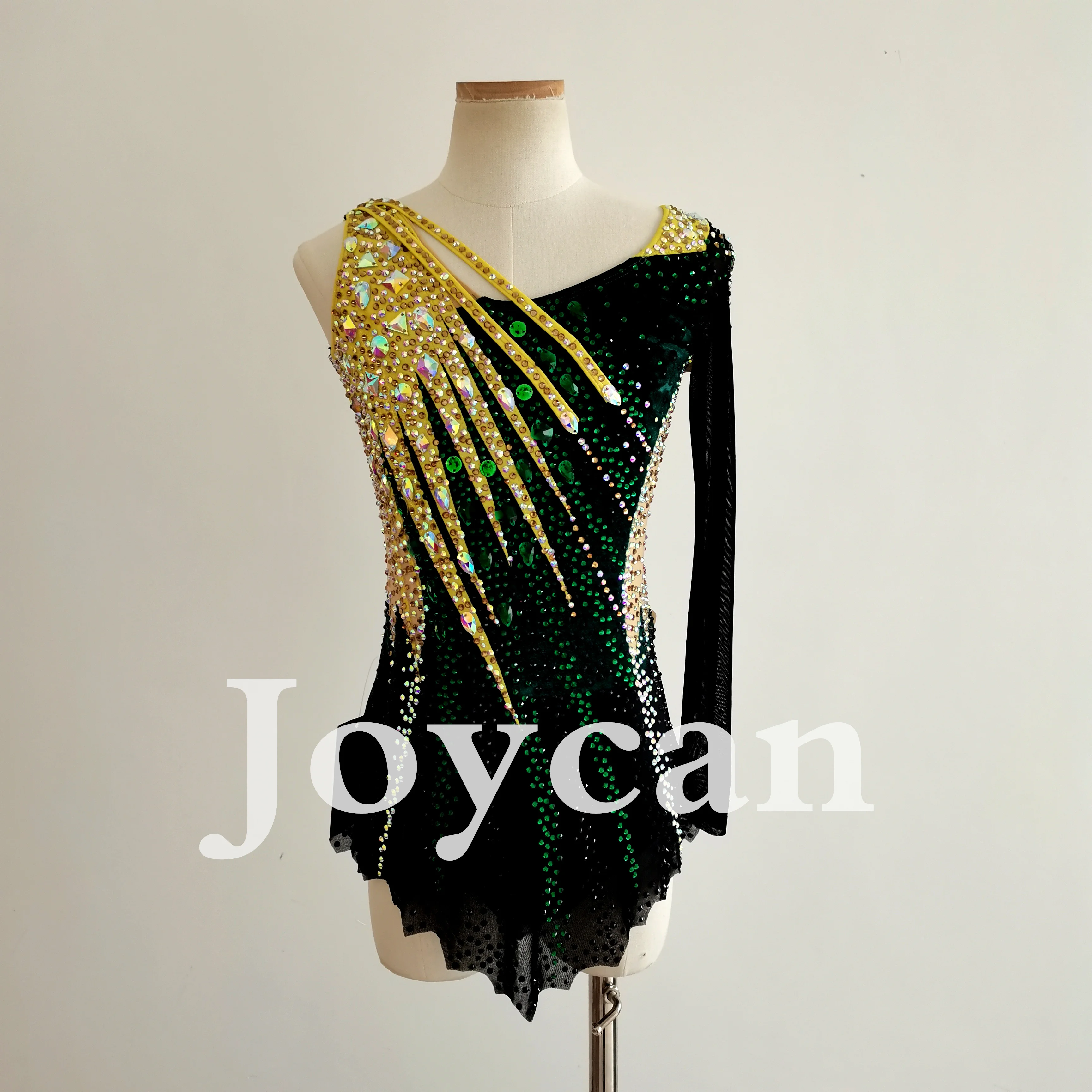 JoyCan Rhthmic Gymnastik-Trikots für Mädchen und Damen, Spandex, elegante Tanzkleidung für den Wettbewerb, JC264