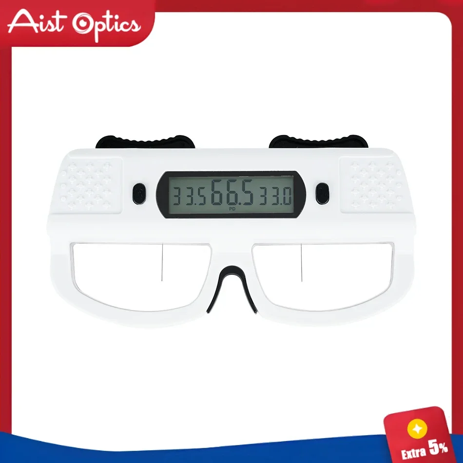 AIST Optometry Digital PD Meter Ophthalmic Eye Pupil Distance Measuring Ruler Optical Pupilometer Easy To Use CE Approval