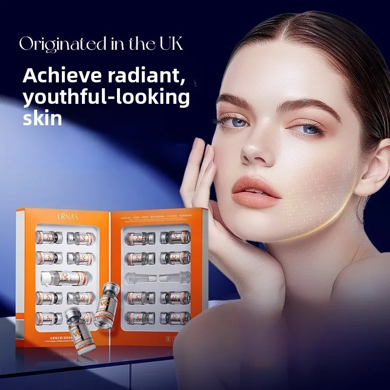 17 Bottles VC Retinol Oligopeptide Freeze-Dried Ampoule Serum Set Hydrating Firming Repair Brightening Facial Lyophilized Powder