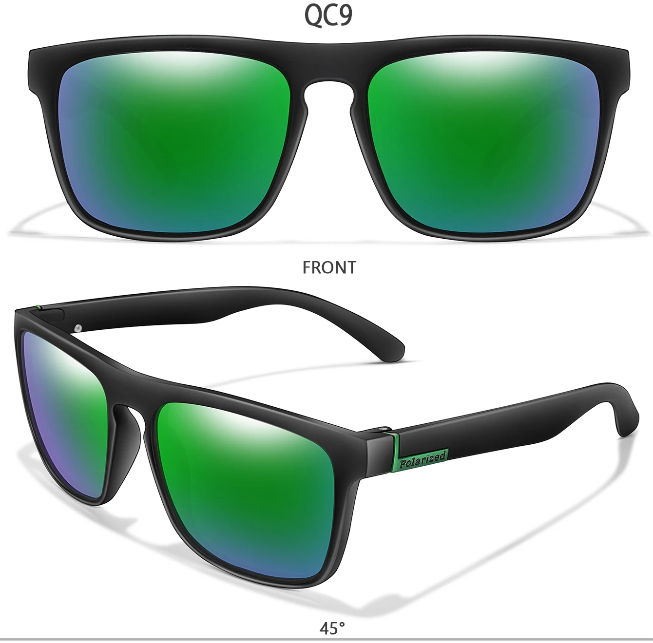 UV400 Polarisierte Klassische Quadratische Radfahren Sonnenbrille Männer und Frauen Auto Fahren Sonnenbrille Dirt Bike Motorrad Wandern Gläser – Detail 8