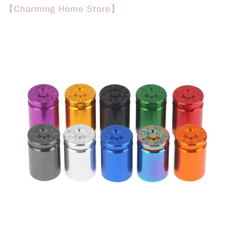 【M】4Pcs Bullet Shell Tire Valve Stem Caps Aluminum Alloy Car Air Stem Cap For Cars SUV Trucks Bikes Motorcycles Bicycles