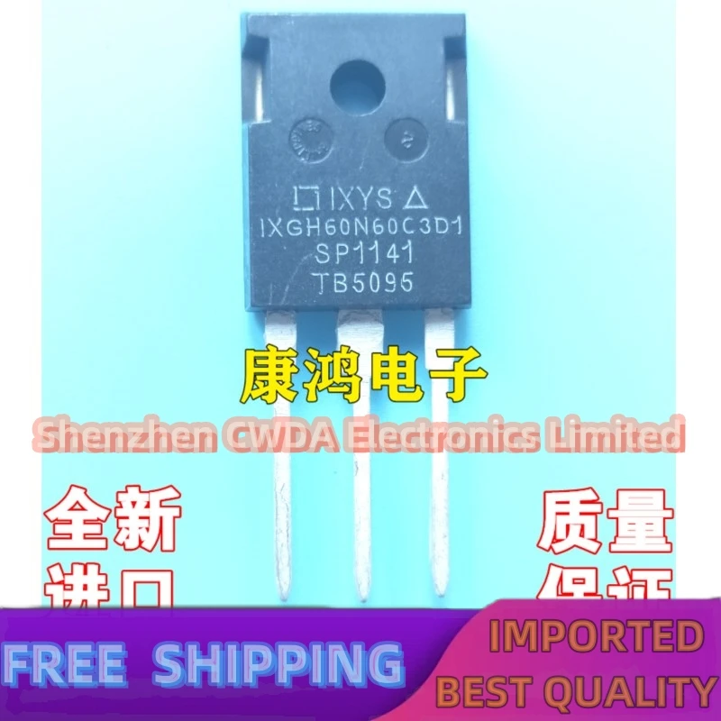 

10PCS-20PCS IXGH60N60C3D1 TO-247 IGBT 60A 600V In Stock Can Be Purchased