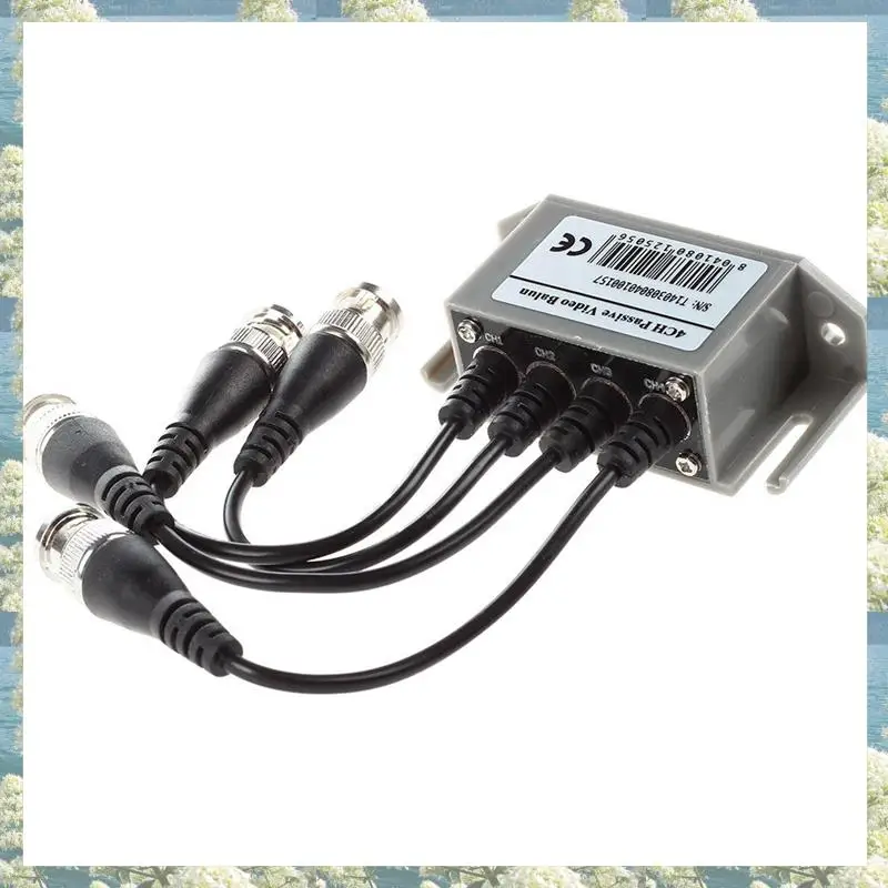New-8X 4-канальный видеобалун BNC UTP CAT5 передатчик для камеры видеонаблюдения/наблюдения Trend