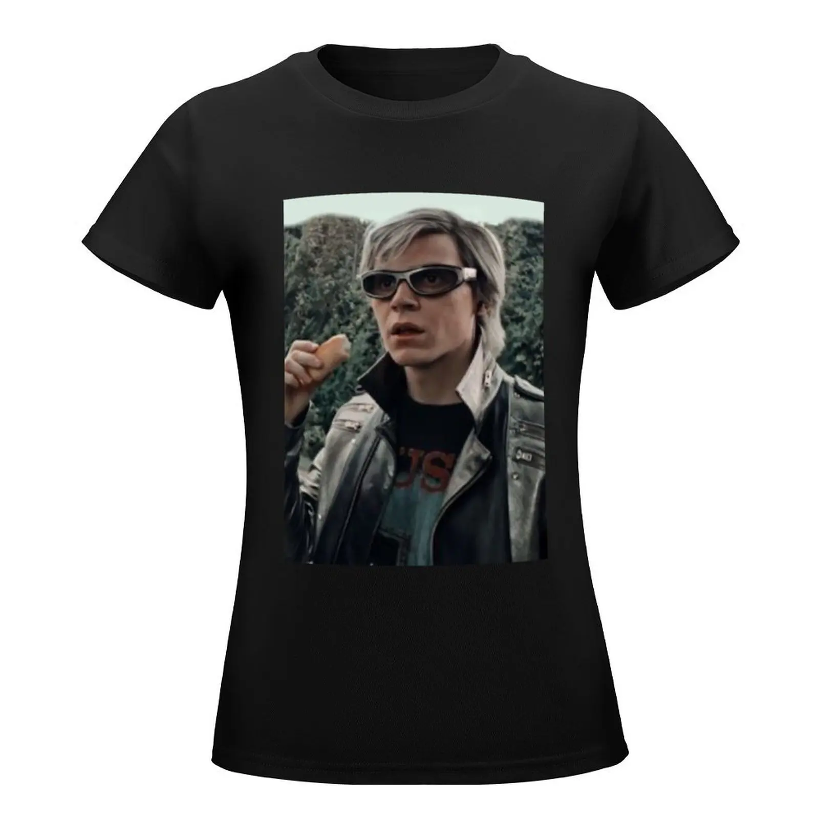 evan peters art T-Shirt blacks oversized summer clothes luxury designer clothing Women