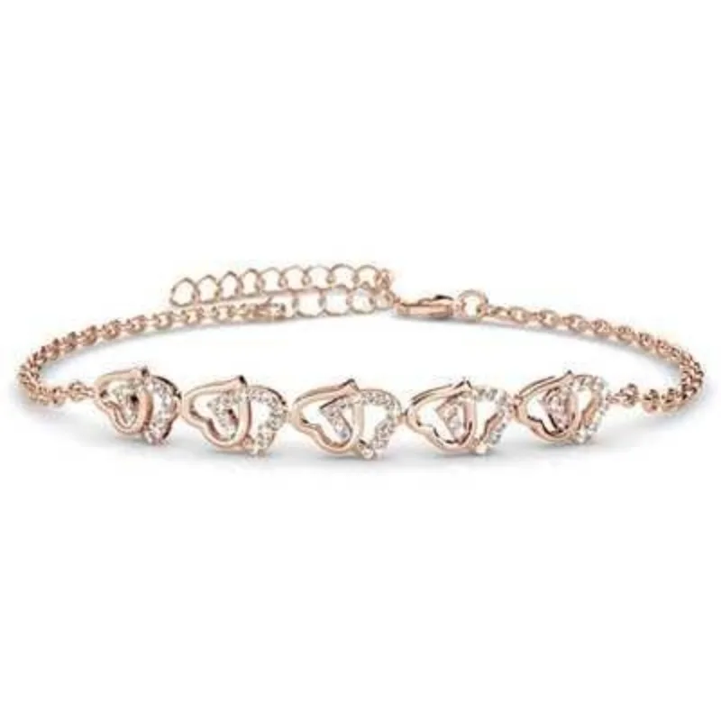 daisini-ハートインハート-チャーム-ブレスレット-スワロフスキーのプレミアム-グレードのクリスタルで装飾-女性-カップル-記念日-ギフト