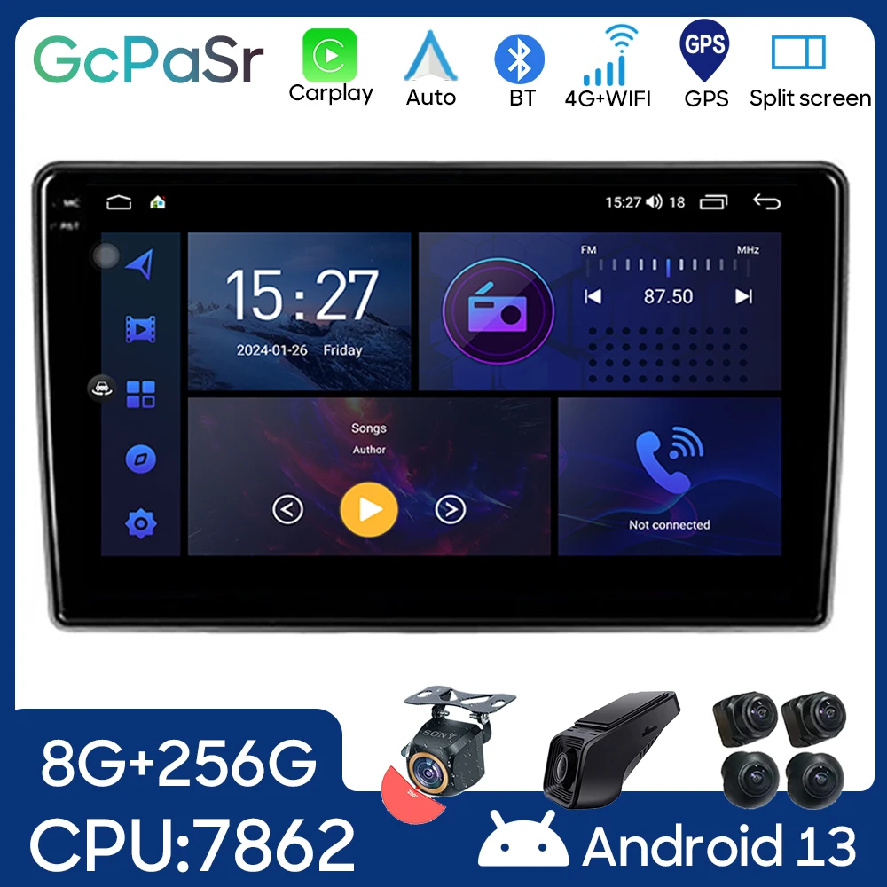 4G BT For Lada Granta Sport 2011 - 2018 Car Radio Multimedia Player Video Output GPS Navigation 5G WIFI Android Auto No 2din DVD