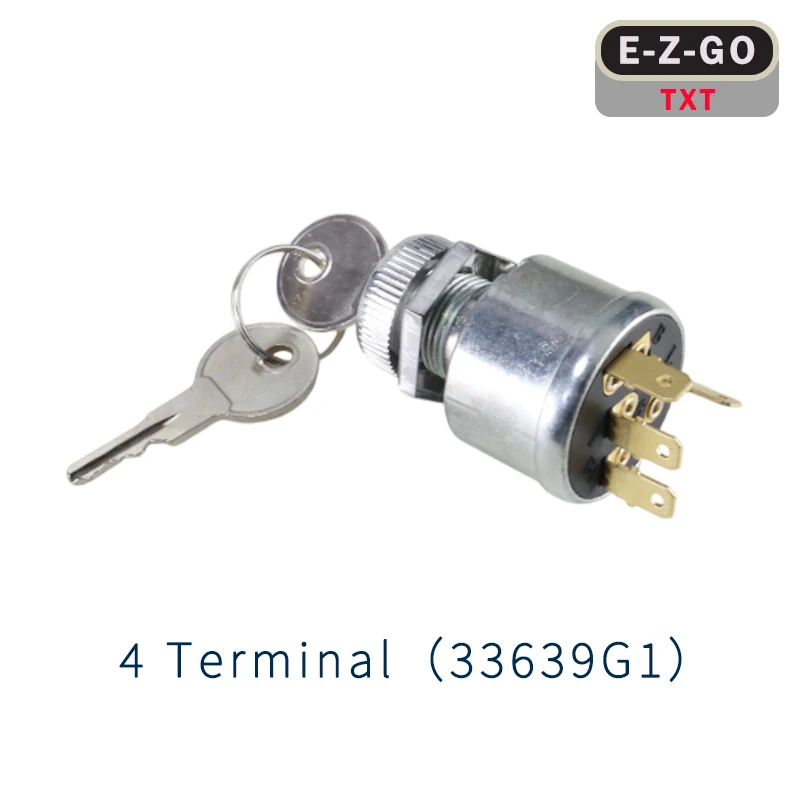 EZGO TXT مفتاح عربة الجولف 2 أو 4 محطة 2 مفاتيح 81-UP الغاز والكهرباء OEM # 17421G1 33639G1 #4