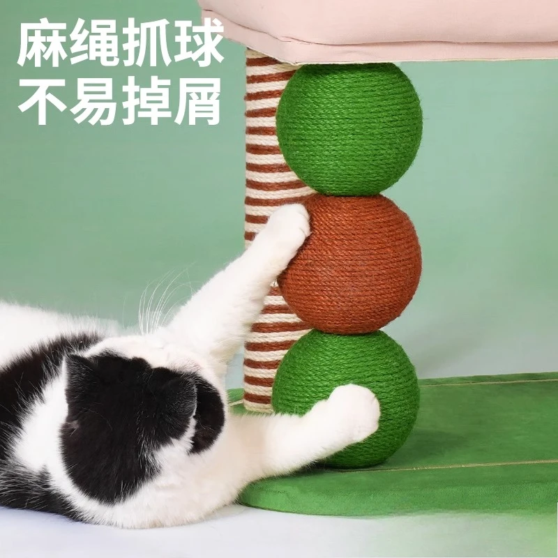 Potted cat climbing frame scratching board cat tree cat nest integrated grinding claws