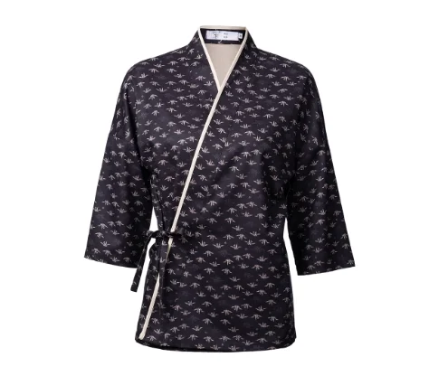 Japanese Cook Shirt Uniform Work Wear Kimono Waiter Chef Sushi Restaurant Cuisine Tops