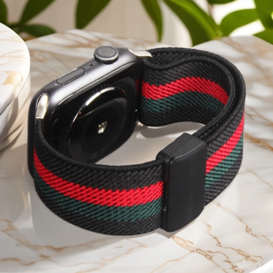 Suitable for Apple IWatch Series 8/7/6/5/4/3/2/1/SE Watch Strap Metal Head Connection Magnetic Buckle Easy Watch Strap Band Ultr