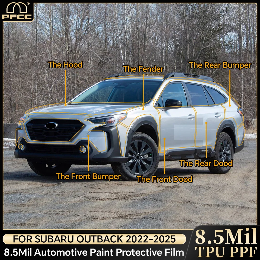 

For Subaru Outback 2022-2025 TPU Paint Protection Film Car Body Sticker Anti-scratch Protective Transparent PPF Accessories