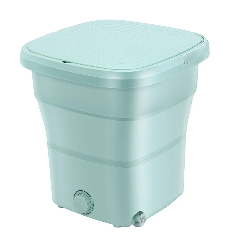 220V Folding Washing Machine Mini Small Household Convenient Semi-automatic Student Dormitory Mother And Baby Washing Machine
