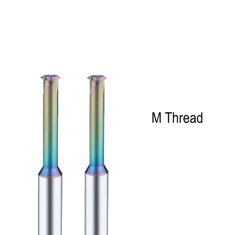 

M Thread 1 Tooth Milling Cutter Tools Machining Center End Mill for CNC Machine Processing for Al Cu