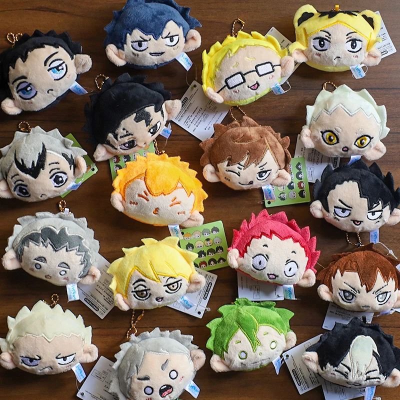 

Anime Haikyuu!! Shoyo Hinata Oikawa Tooru Tendo Satori Cosplay Cartoon Plush Cotton Dolls Maumet Headform Pendant Toys Xmas Gift