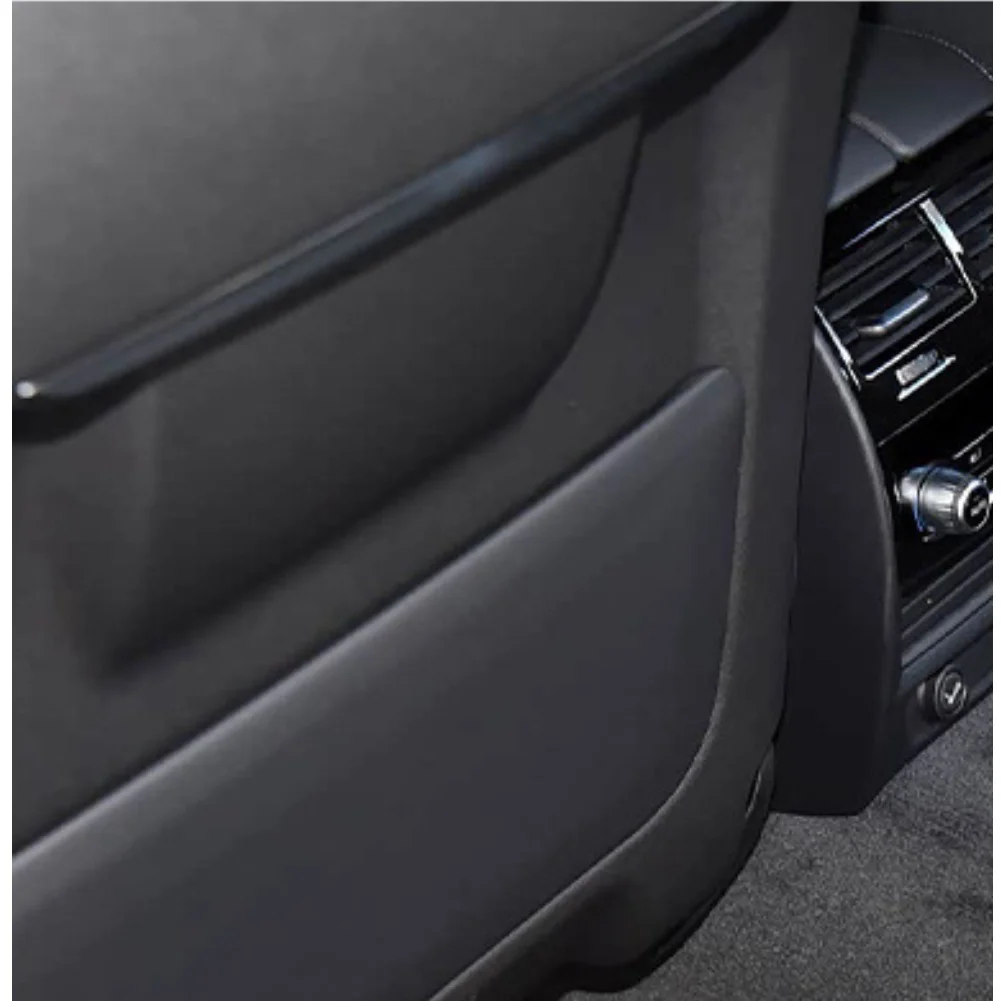 Leather Car Seat Panel Cover Car Seat Cover Interior Trim Panel Storage Pocket Panel Plastic And Metal Build 40.5cm X 20cm X 5cm