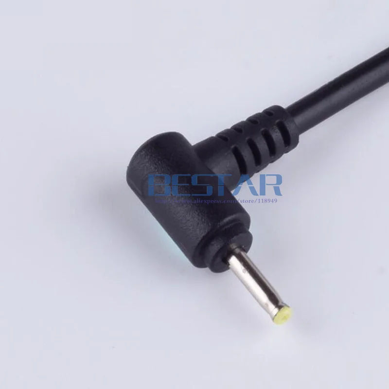 Cable de alimentación de codo de CC negro, enchufe USB a CC 2,5*0,7 2,5*0,7mm 2,5mm x 0,7mm 2,5x0,7mm, Conector de ángulo recto en forma de L, Cable de carga de 1M