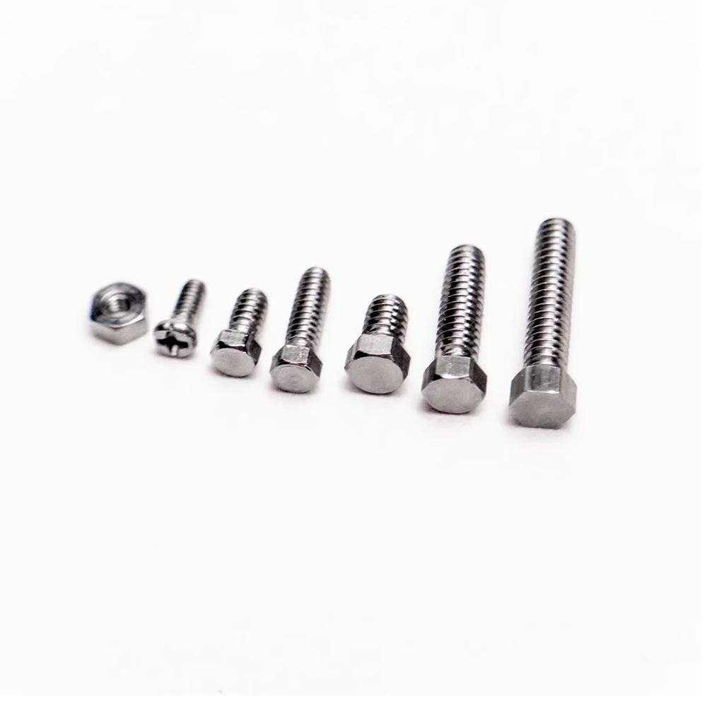 CUT High strength precision machining 304 non-standard M1.6 M2.0 hexagon screws