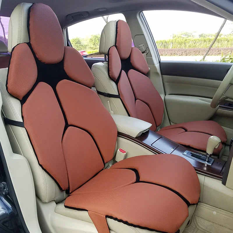 2pc Car Front Seat Cover Luxury Leather Covers Pad Fashion Sports 2 Front Seat Cushion for Cars Universal Car Decoration Custom