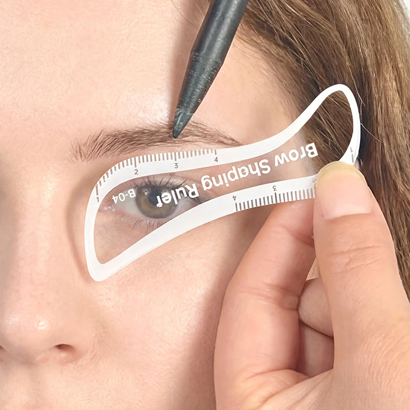 1PCS Brow Mapping Lineal Augenbrauen Gestaltung Lineal 1 Minute Schnelle Zeichnung Design Stirn Einfache Werkzeug Microblading Permanent Make-Up schablonen