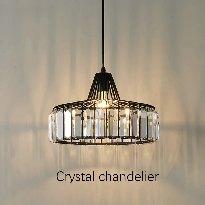 

Nordic Chandelier Aisle Decor Balcony Corridor Fixture Modern K9 Crystal Pendant Light Led Ceiling Lamp Living Dining Room decor