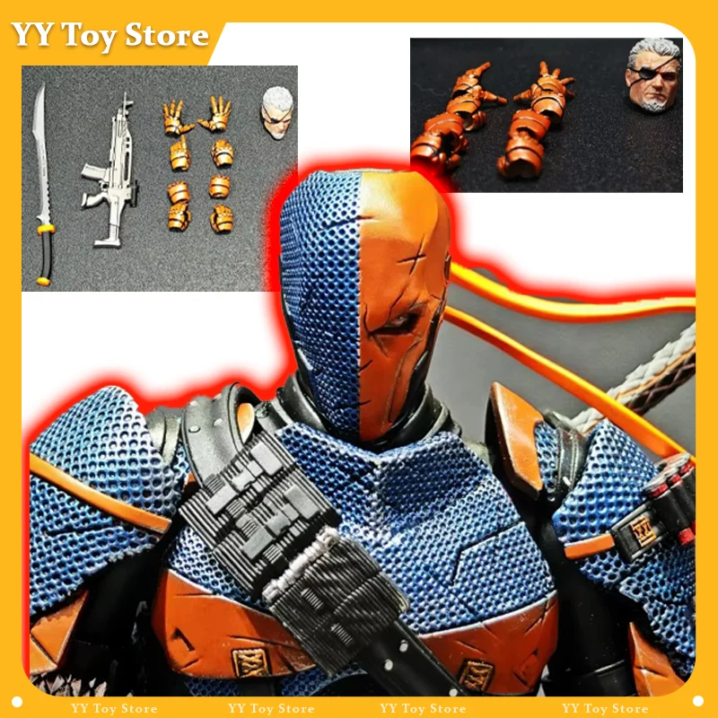 

Anime Figure Lpzz Rouno Cueure Dc002 Deathstroke Arkham Knight Model Finished Module Movable Batman Action Model Collection Toys