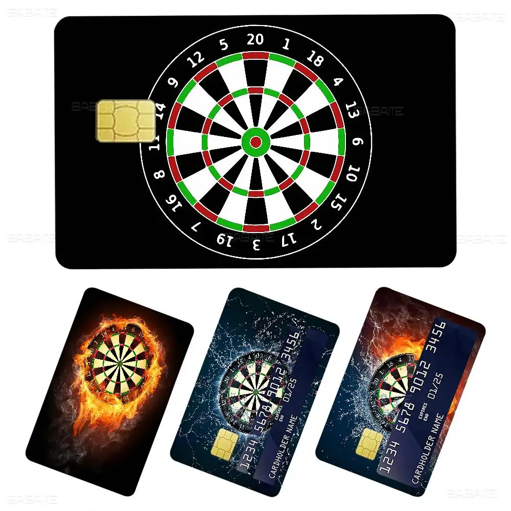 Playroom Dart Anime Front Cover Film Sticker Skin for Credit Debit Card Small Large Chip