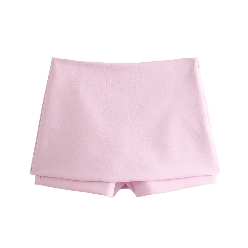 2025 RARA Women's Fashionable Low - rise Skorts in Delicate Pink and Charming Light Blue for a Trendy Appearance