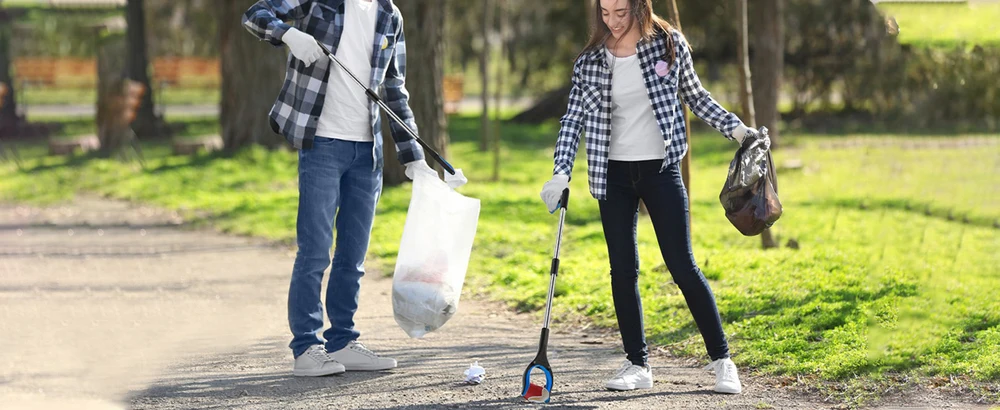 Reacher Grabber Tool Faltbare Pickup Grabber für ältere Menschen leichte extra lange handliche Trash Claw Grabber Pick Up Tools – Detail 13