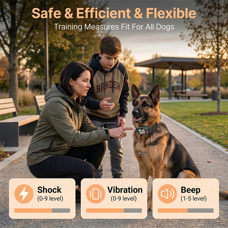 Dog Electronic Fence | Outdoor GPS Fencing System | Waterproof Wireless Fence | Dog Training Collar | Adjustable Warning Intensity | Fence Radius: 33–999 Yards | Rechargeable Smart Pet Containment System view 5