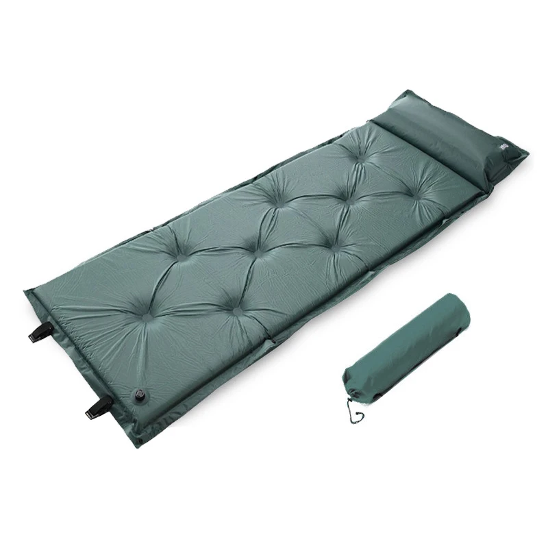 Newly designed self-inflating 2.5cm thickness hiking camping bed car mattress