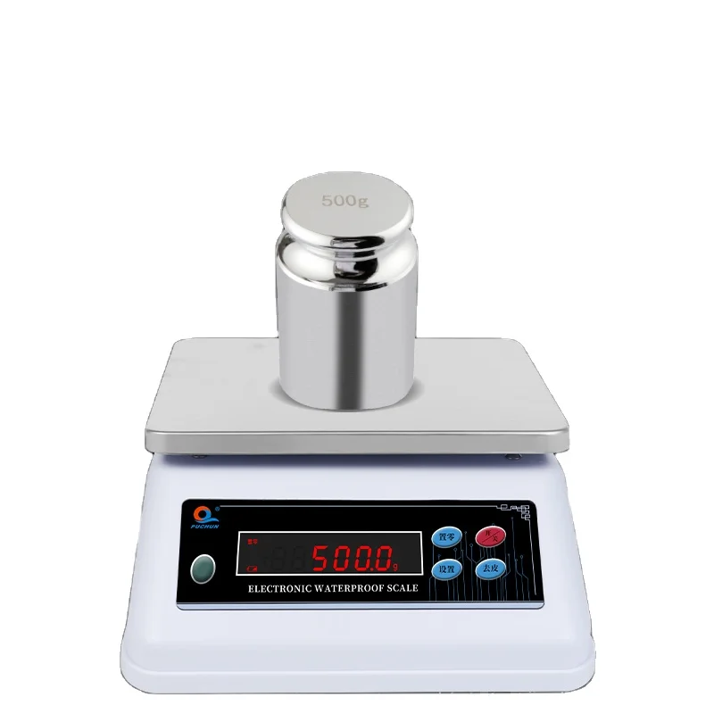 Display Digital waterproof Scale Electronic weight Scale  Upgraded for weighing Seafood Meat Vegetable