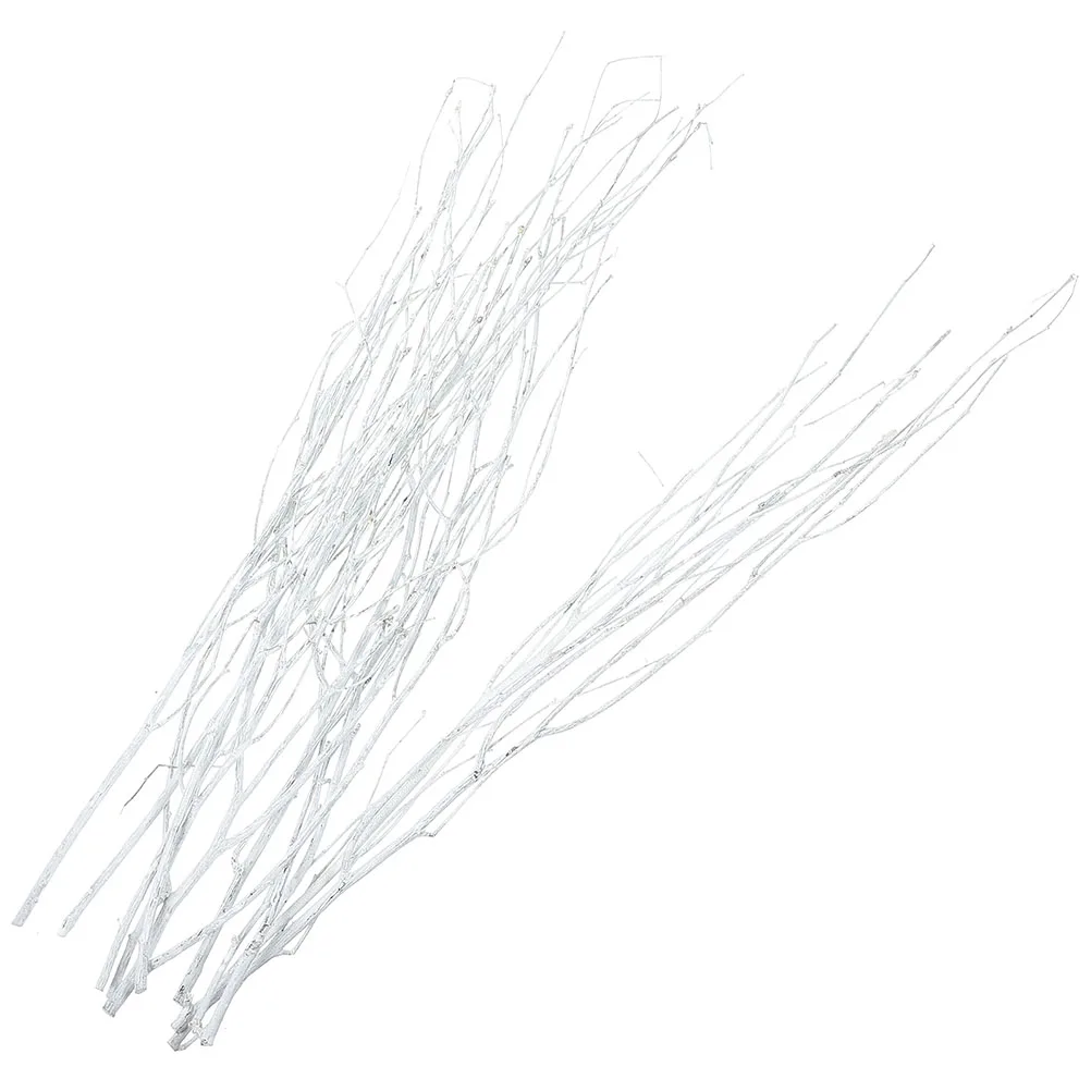 

12pcs Dried Twigs 50cm White Decor Plants Vase Filler Home nament Home nament Natural Branches Simulated Flowers