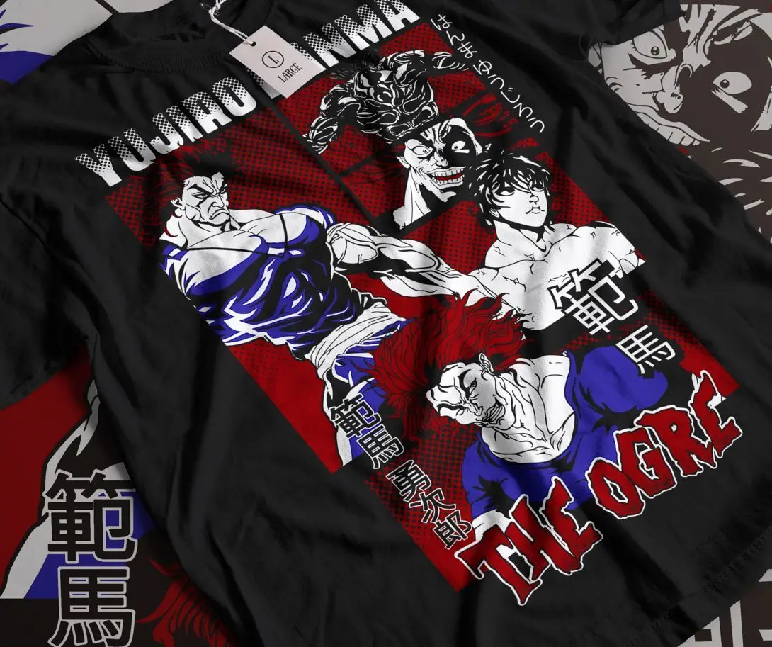 

Baki the Grappler new T Shirt Baki Hanma Manga Yujiro Hanma Baki uniex T-Shirt