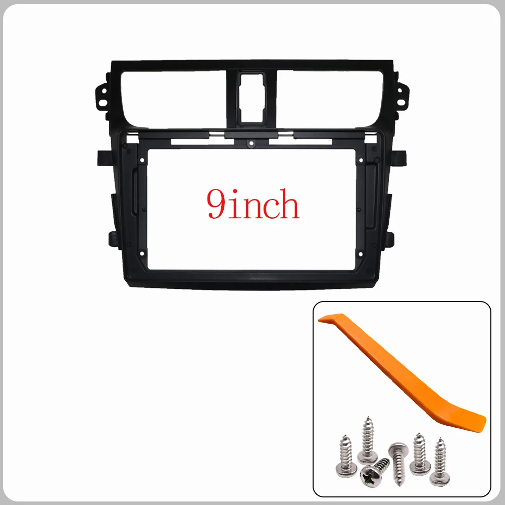 For Suzuki Celerio 2015-2018 9 inch Car dvd Radio Fascia Frame Fit Stereo Panel Wire Harness Power Cable Adapter Canbus Decoder