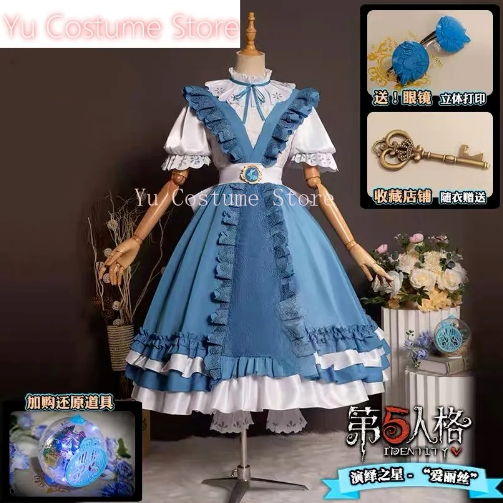 Identity V Alice Derose Interpretive Star Costume Cosplay Cos Gioco Anime Party Uniform Hallowen Gioca a Ruolo Abbigliamento