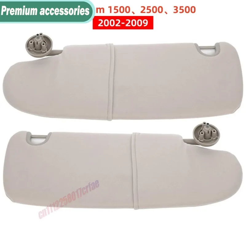 For Dodge Ram 1500 2500 3500 2002 2003 2004 2005 2006 2007 2008 2009 Left Right Driver Side Sunvisor Beige 1CT17TL2AA