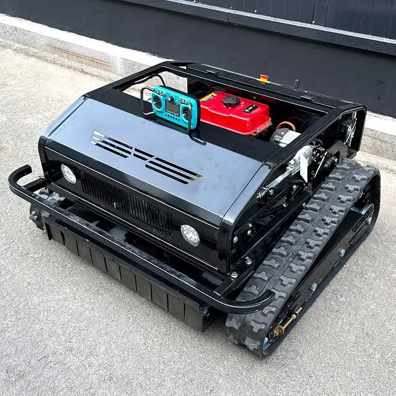 カスタマイズ可能な最新高速配送格安リモコン芝刈り機ハンマーモアディーゼル電動スタート