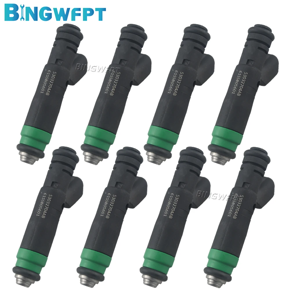 8 piezas 53032704 Inyector de combustible AB para Dodge Dakota Ram 1500 Durango 4.7L Jeep Grand Cherokee motor 04-07 boquilla Bico recién llegado