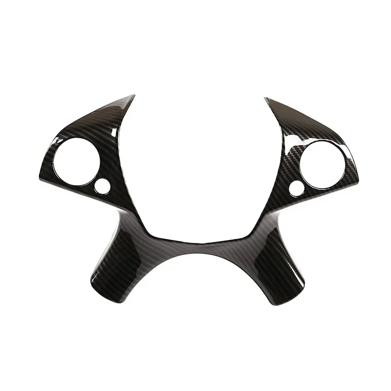 

ABS Carbon Fiber Car Steering Wheel Frame Cover Trim Stickers Interior Car Accessories For Mercedes Benz C Class W204 2007-10