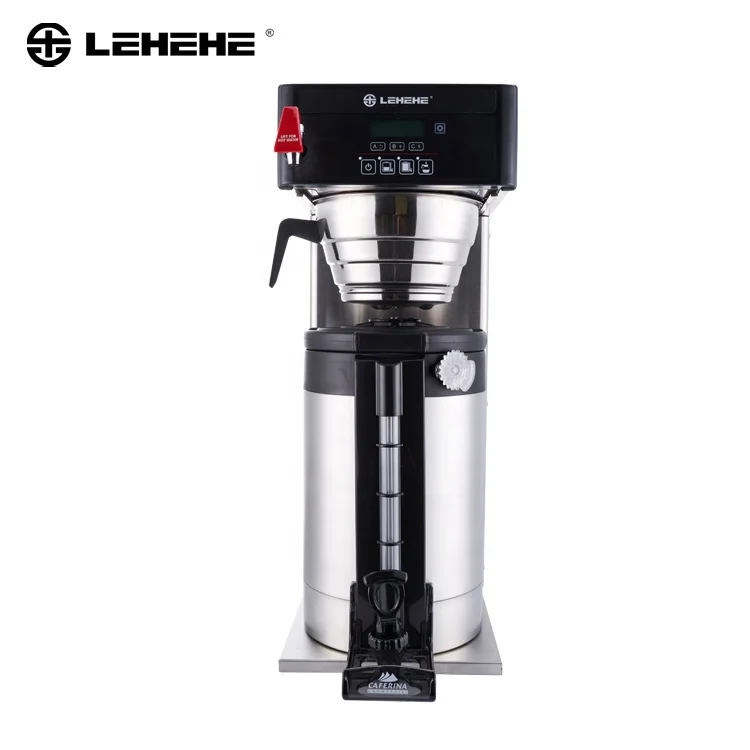 20L/Hour Stainless Steel Programmable Electric Drip Coffee Maker Table Steam Automatic For Commercial Hotel Use
