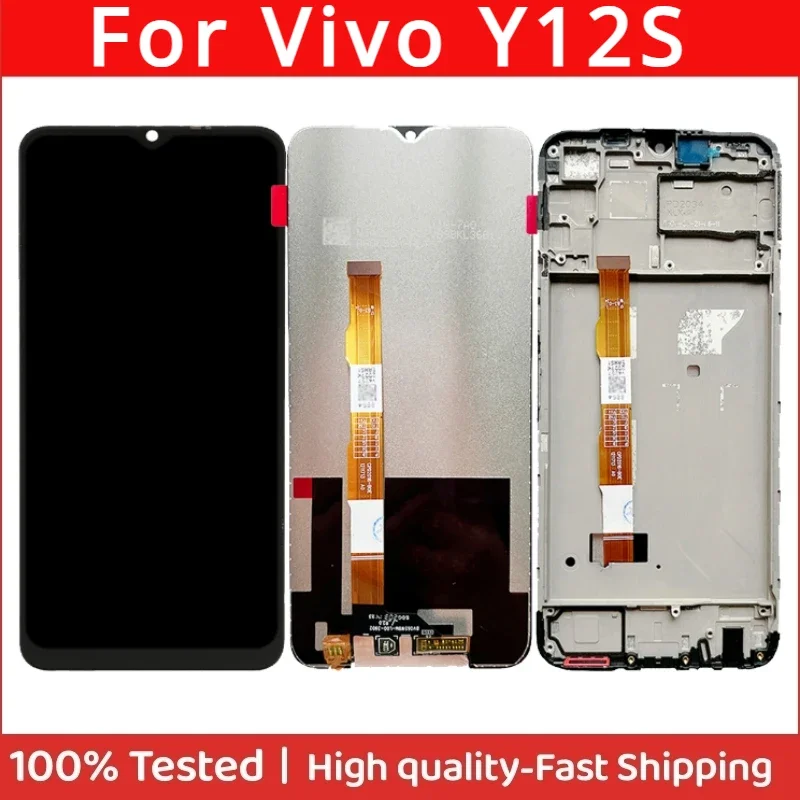 IPS 6.51" For VIVO Y12S V2026 V2033 V2042 V2069 V2039 LCD Display Touch Digitizer Screen Assembly Replacement Parts