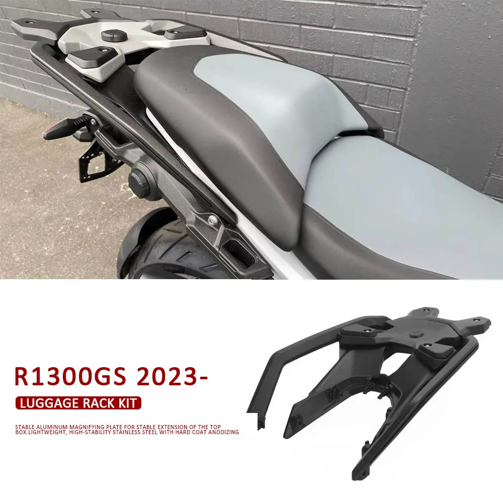 

2023 2024 For BMW R 1300 GS R1300GS Motorcycle Accessories Rear Luggage Rack Frame Cover Luggage Carrier Holder Shelf Kit