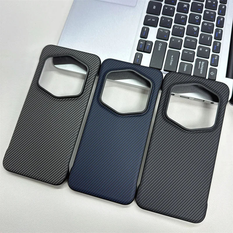

Case For Honor Magic 7 RSR Porsche Luxury Kevlar Carbon Fiber Stripe Protect Phone Back Cover For Magic 7RSR Shockproof Bumper