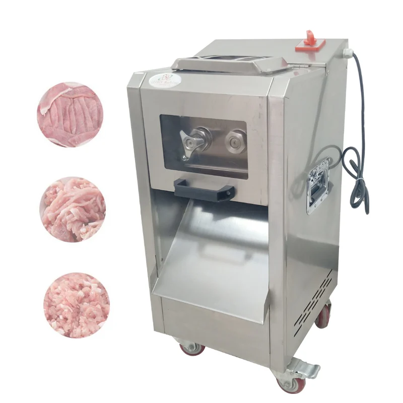 

ommercial Meat Slicing Machine Vertical-type Meat Slicer Electric Meat Cutting Machine 2200W Large Power Meat Mincer