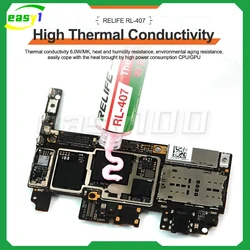 RELIFE RL-407 Thermal paste efficient heat conduction suitable for mobile phone desktop CPU/graphics card cooling maintenance