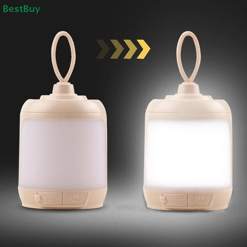 New Mini Outdoor Camping Lamp Atmosphere Lamp USB Charging Led Super Bright Lighting Tent Lamp Portable Table Lamp