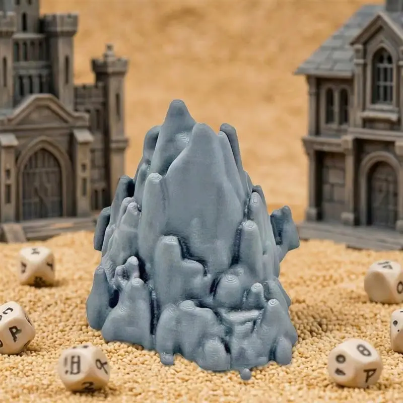 

Mountain Rocks With Cave Entrance DnD Terrain Scenery Layout Tabletop Miniatures Miniatureland Terrain Wargaming